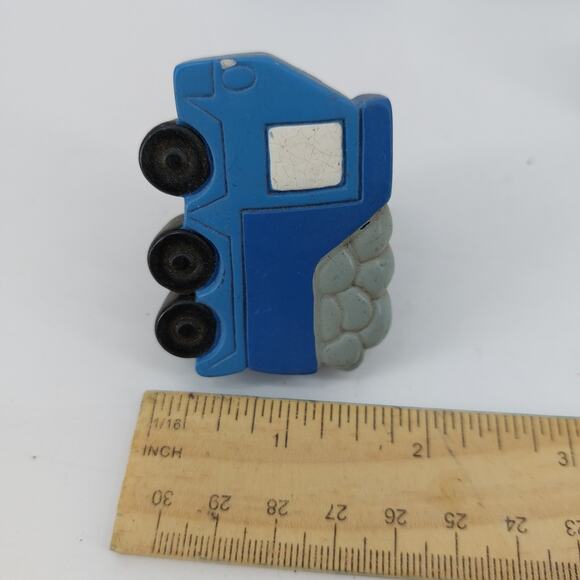Drawer Knobs Blue Dump Truck  Pulls Boys Room Nursery Home Decoration  Lot of 7 - Picture 3 of 10